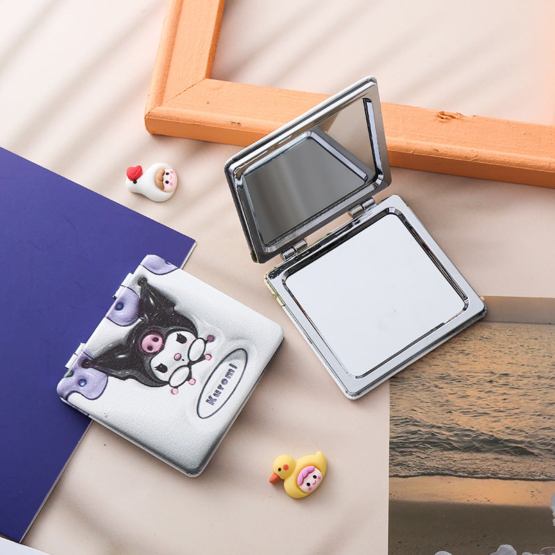 Wholesale Cartoon Cute Foldable Portable Small Mirror Double-sided Mirror ACCVIP-MR-Haic005