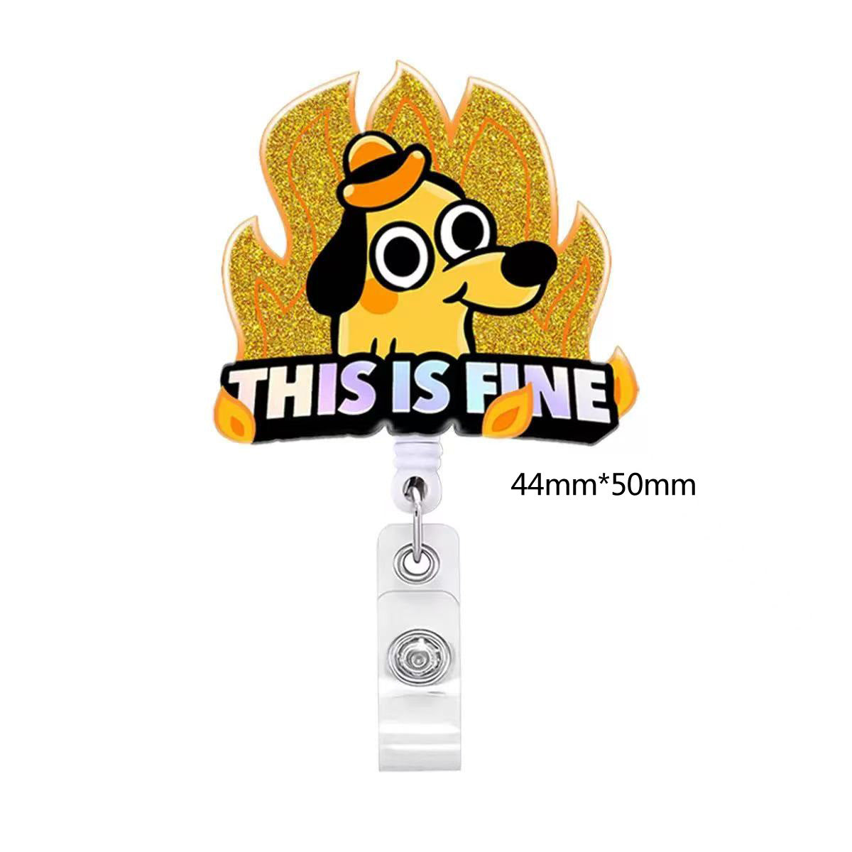 Wholesale acrylic DIY patches Badge Reels