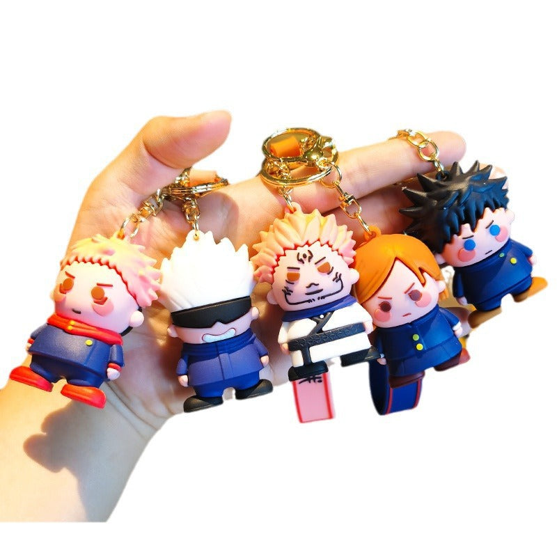 Wholesale Cartoon PVC Soft Keychain Cute Keychain ACC-KC-DingMing002