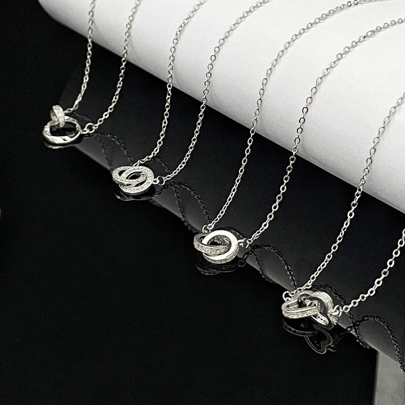 Wholesale Geometric Hollow Love Necklace