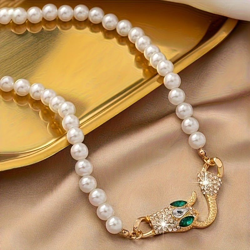 Wholesale  Snake-Shaped Decoration Luxury Necklace