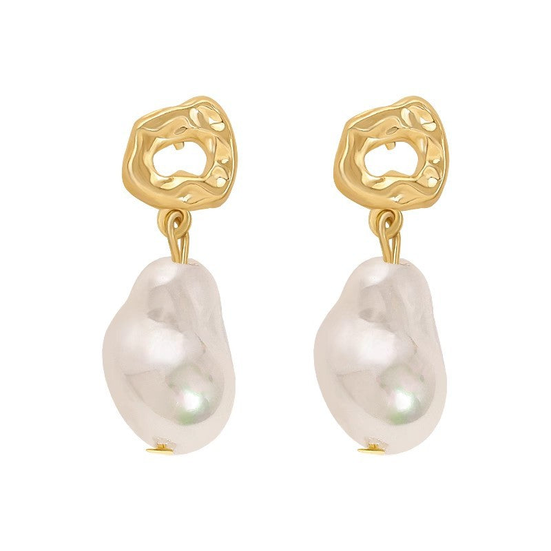 Wholesale  Baroque Special-Shaped Pearl Earrings