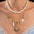 Wholesale  Beach Vacation Starfish Shell Pendant Collarbone Necklace