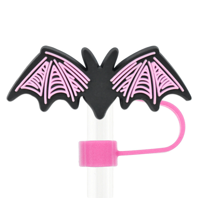 Wholesale Random 100pcs     10mm PVC Soft Straw Tube Cap