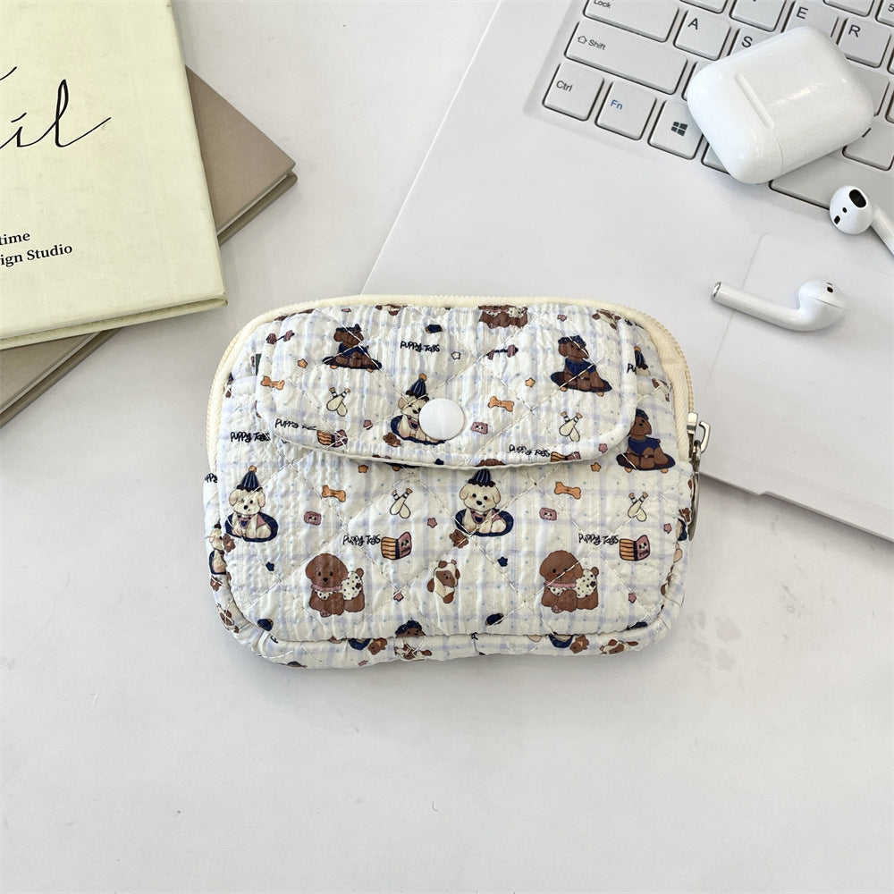 Wholesale Cute Anime Cartoon Multifunctional Card Wallet Cosmetic Bag Trendy Polyester Women S Storage Pouch For Home And Boutique Resale