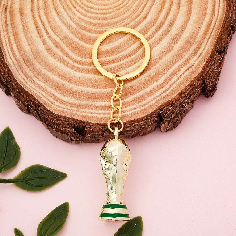 Wholesale World Cup Trophy Zinc Alloy Keychain
