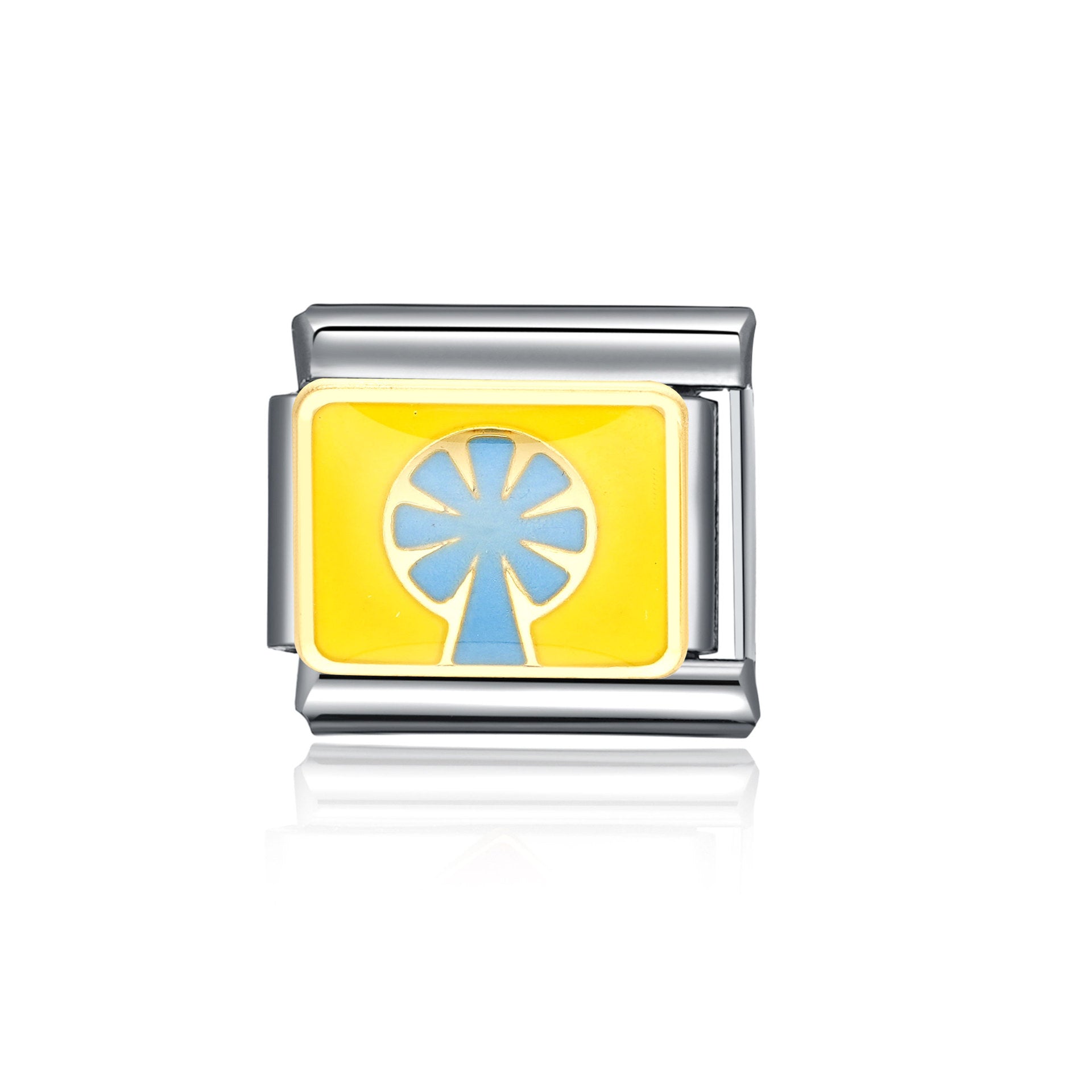 Wholesale Italian Charm Bracelet 9mm DIY Splicing Cute Cartoon Stainless Steel Composable Bracelet