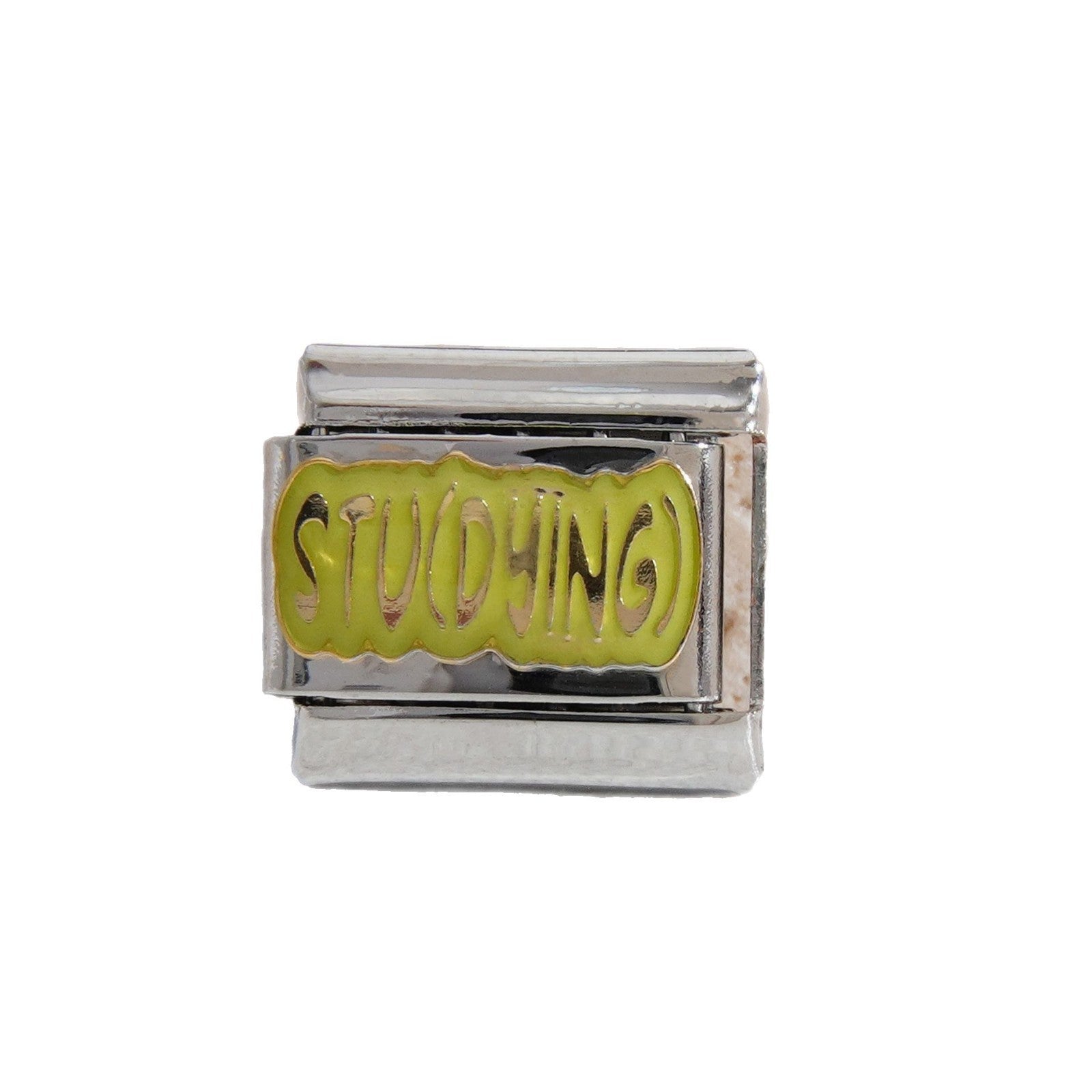 Wholesale Italian Charm Bracelet 9mm DIY Splicing English Letters Stainless Steel Composable Bracelet