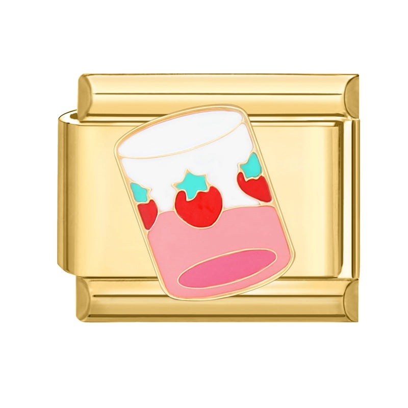 Großhandel italienisches Charmearmband 9mm DIY Spleißen süßer kreativer Anhänger Edelstahl komponierbares Armband