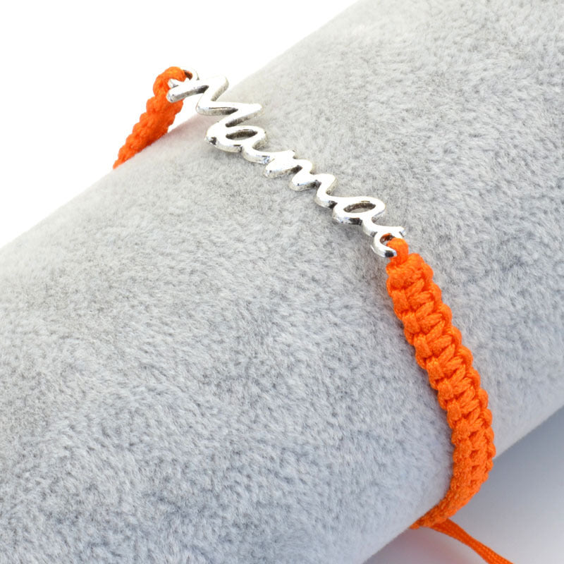 Wholesale  10pcs Mother's Day Lover Gift Jewelry Woven Bracelet