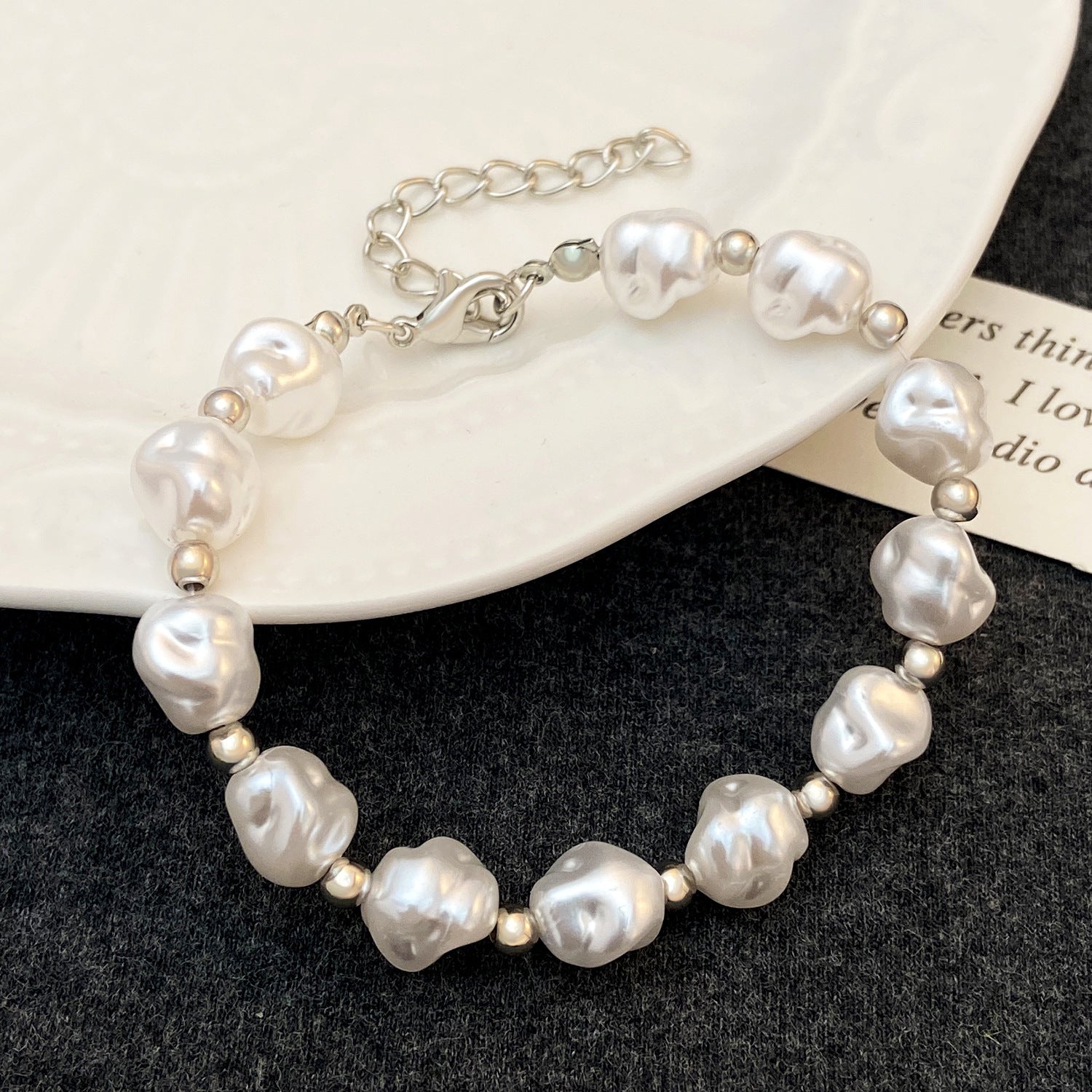 Wholesale Gold Tone Imitation Pearl Starfish Shell Bracelet For Women Ocean Beach Fashion Jewelry Gift