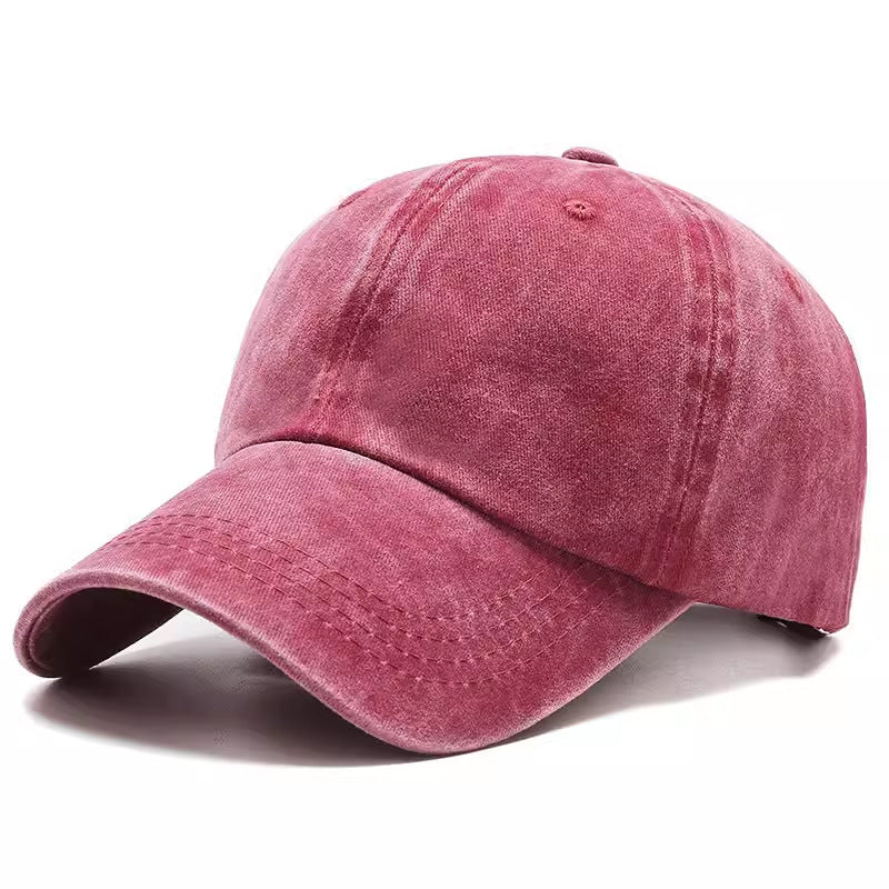 Wholesale Washed Cotton Baseball Cap Outdoor Sunshade Hat