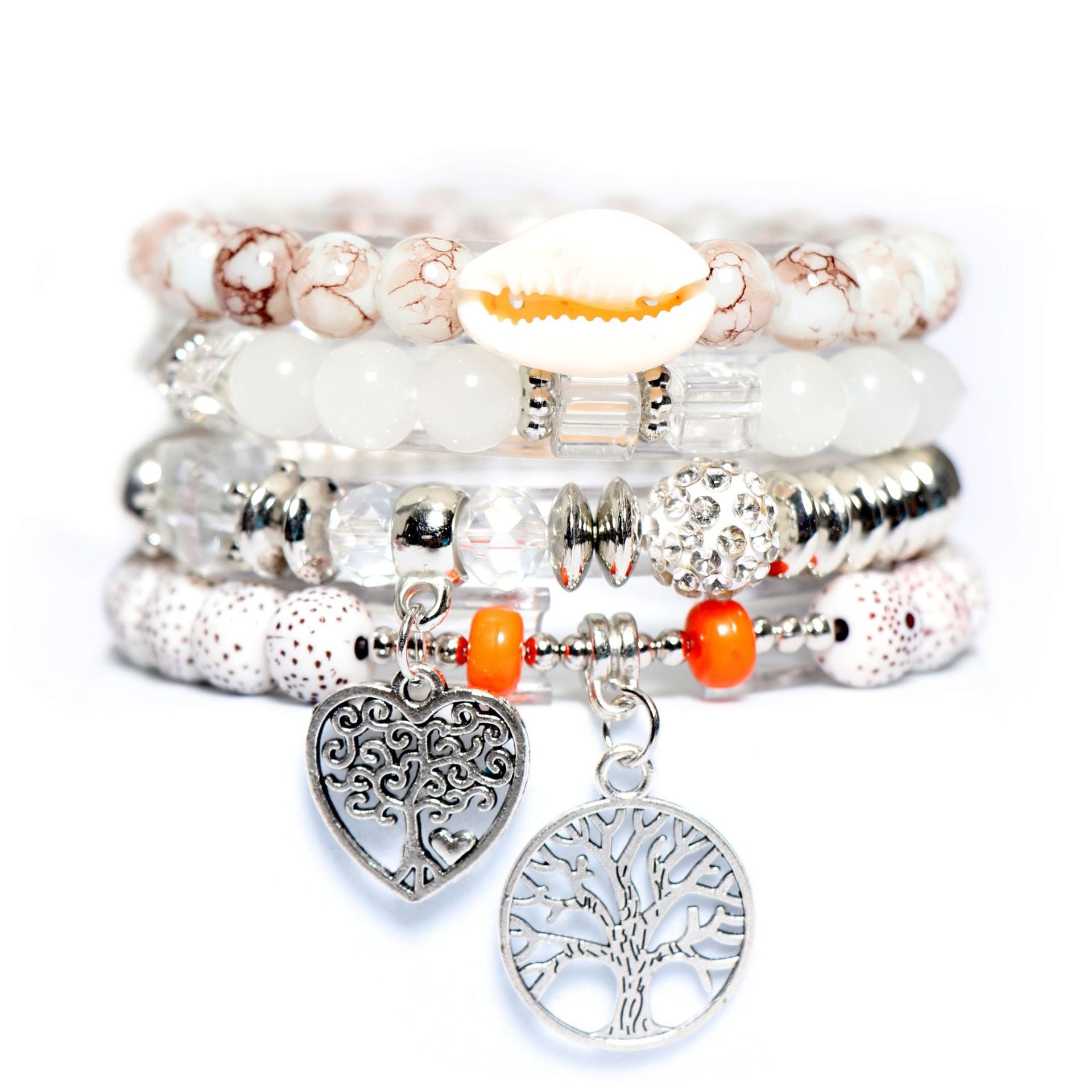 Wholesale Bohemian Shell Multi-layer Crystal Bracelet ACC-BT-NaiHong005