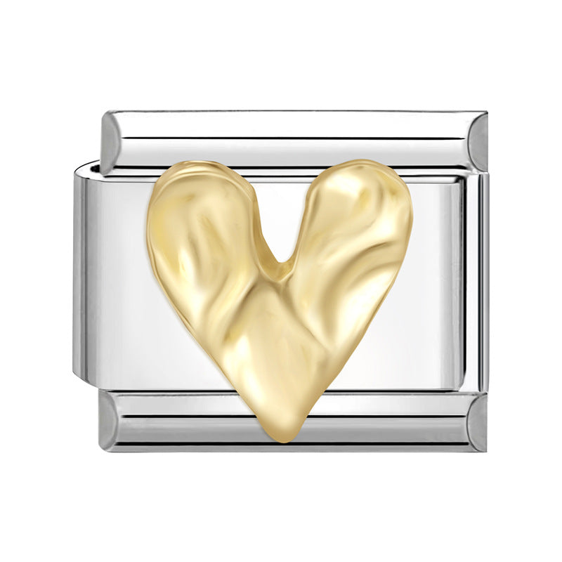 Wholesale Italian Charm Bracelet 9mm DIY Splicing Cute Creative Stainless Steel Composable Bracelet