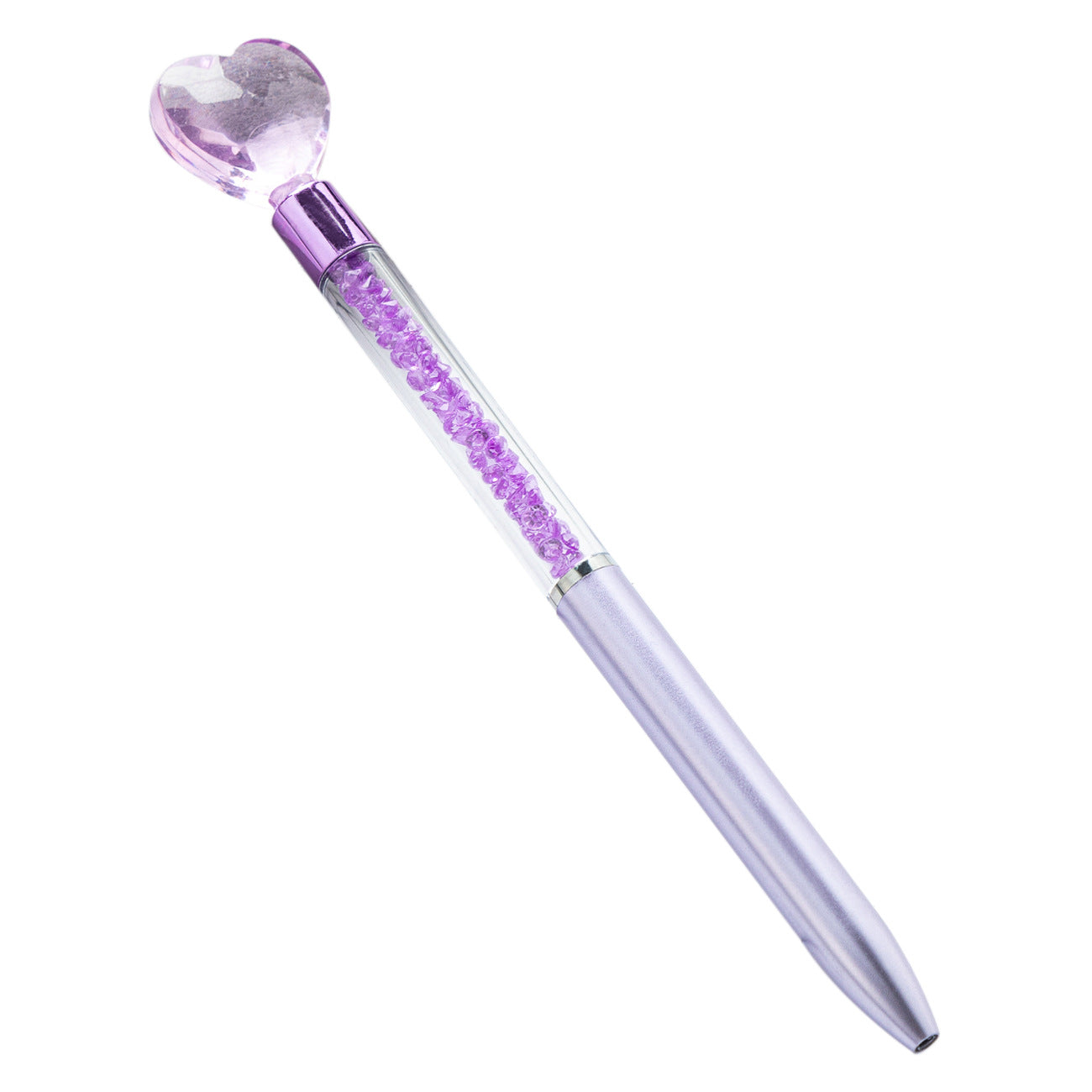 Wholesale Plastic Ballpoint Pen Love Crystal Pen ACC-PN-HuaH042