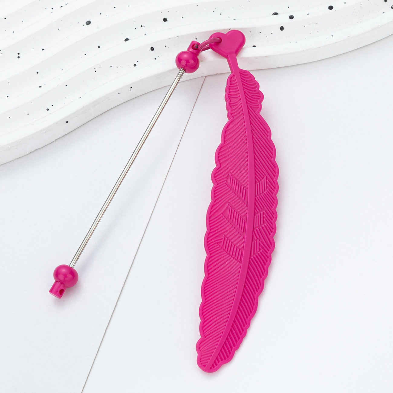 Wholesale DIY Beadable Feather Bookmark