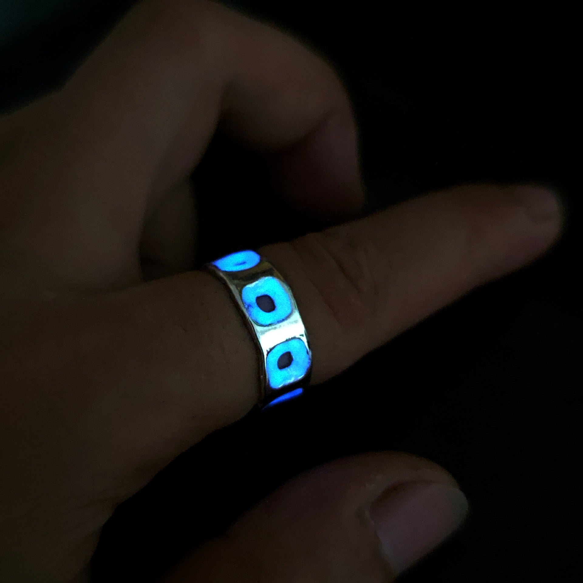 Wholesale  personalized luminous open ring