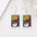 Wholesale  Carlo card game chess earrings  personality resin earrings