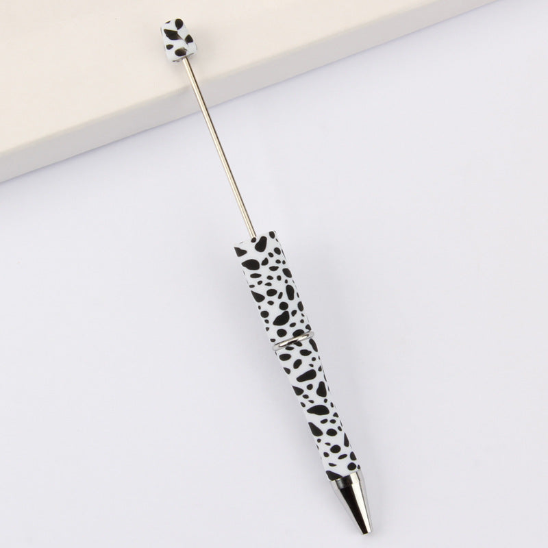 Wholesale Beadable Pens Leopard Print Floral Cow Independence Day Print DIY Beaded Pens ACC-PN-JinBN015