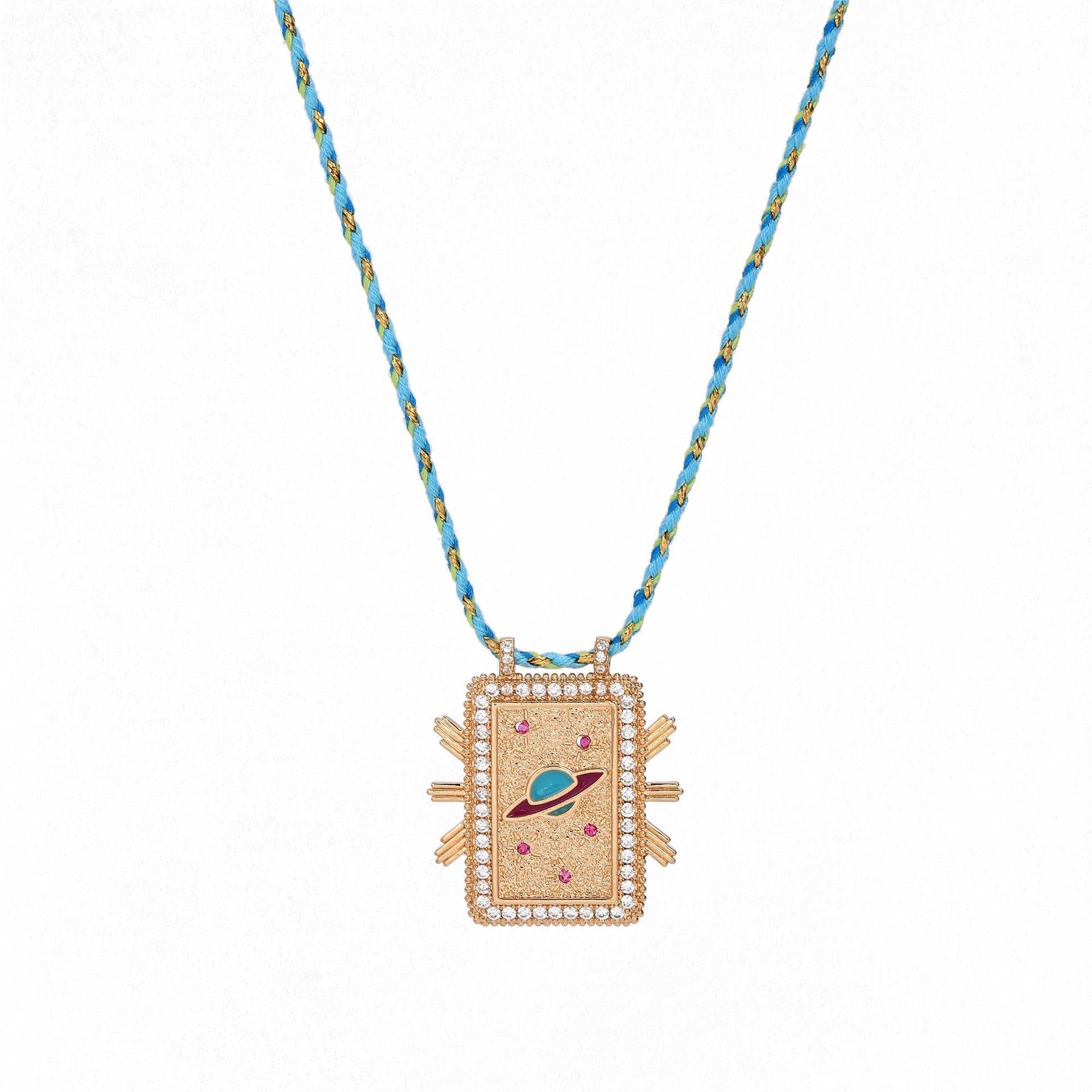 Wholesale Artistic Retro Tarot Generous Brand Necklace