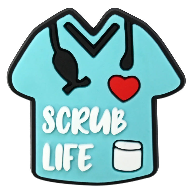 Wholesale Random 100pcs Medical Series Cartoon Shoe Accessories Shoe Charms