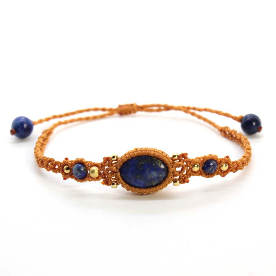 Wholesale Stylish Amethyst Oval Braided Stretch Bracelet For Women Adjustable Everyday Jewelry Accessory Ideal For Boutique Resale