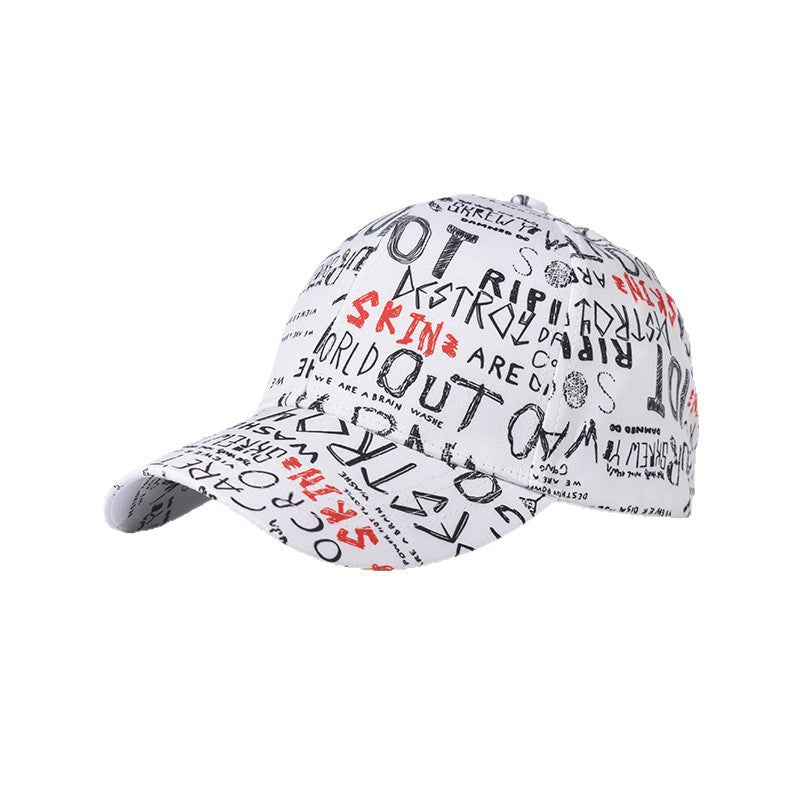Wholesale Chinese Style Graffiti Baseball Cap Unisex Adjustable Summer Sun Protection For Resale