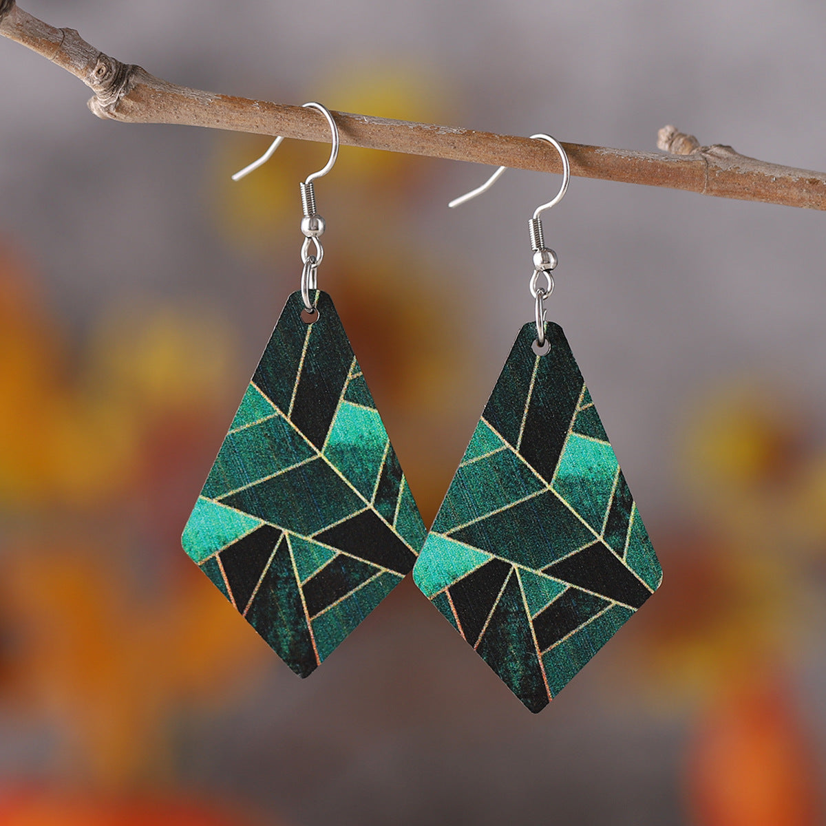 Wholesale Western style Bohemian Wood Earrings