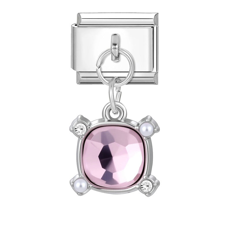 Wholesale 9mm Italian Charm Starter Bracelets DIY Pendant Stainless Steel Composable Bracelet