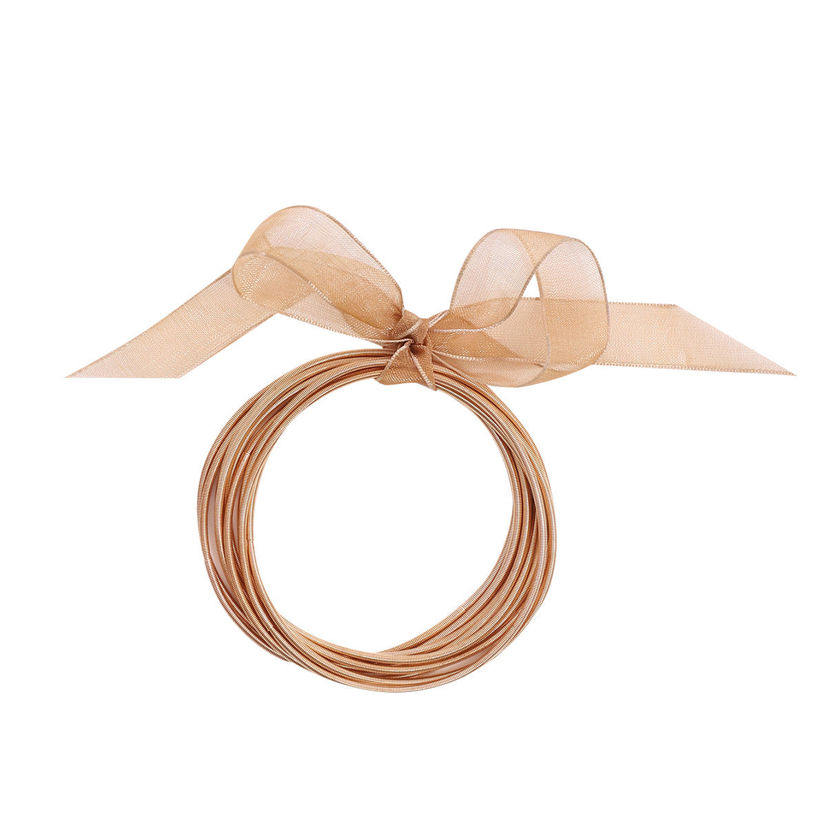 Wholesale American Independence Day Carnival Christmas Ribbon Elastic Wire Rope Bracelet ACC-BT-YTian010