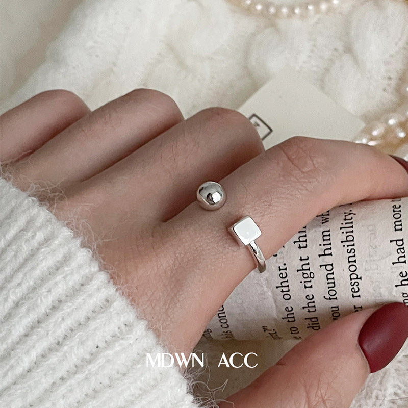 Wholesale 925 sterling silver index finger adjustable ring