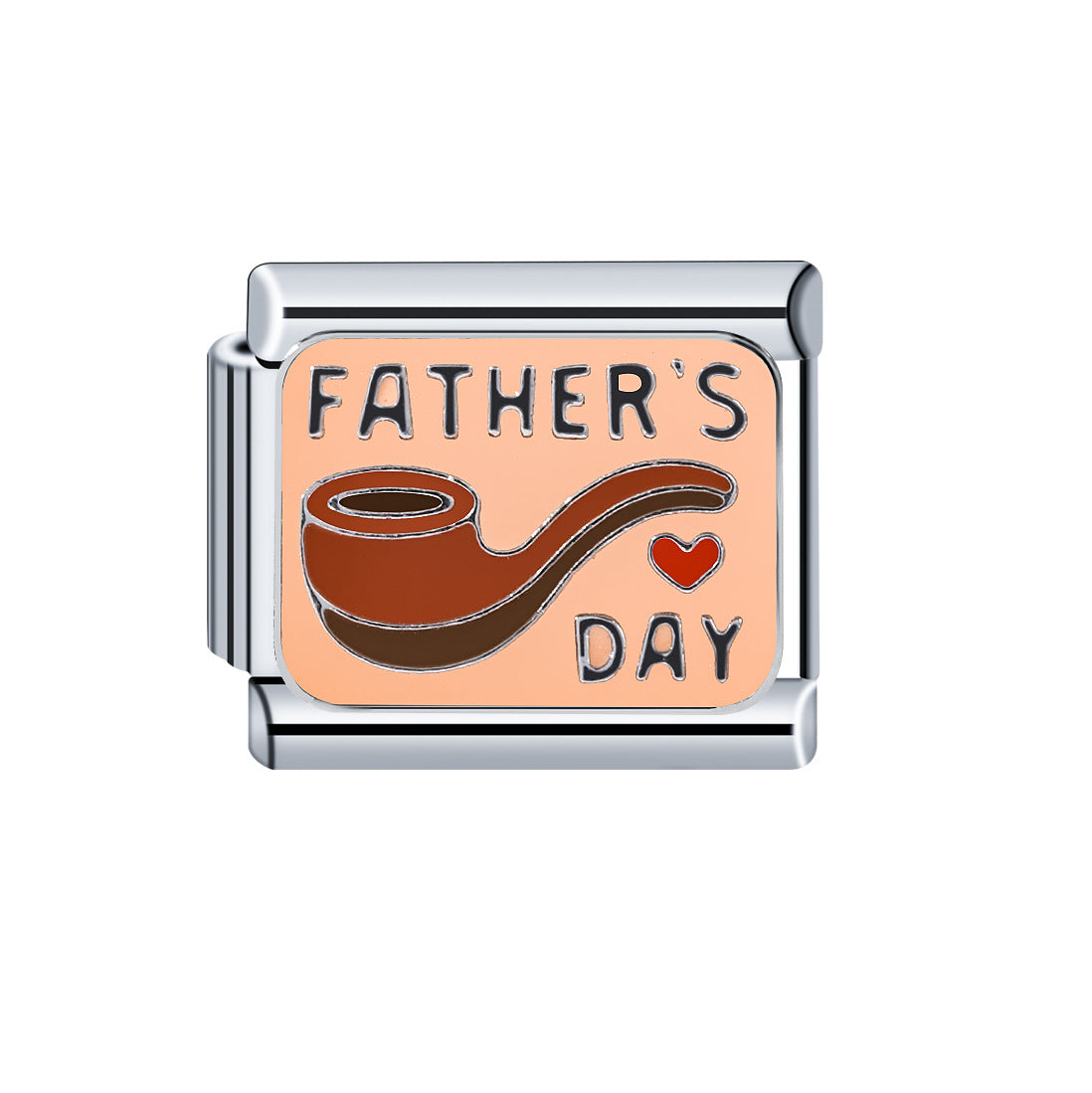 Wholesale Italian Charm Bracelet 9mm DIY Spliced Removable Father's Day Stainless Steel Composable Bracelet ACC-BT-XY012