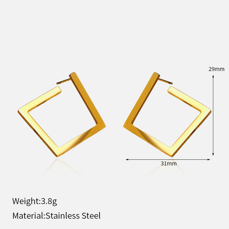 Wholesale  luxury multi-style stainless steel earrings