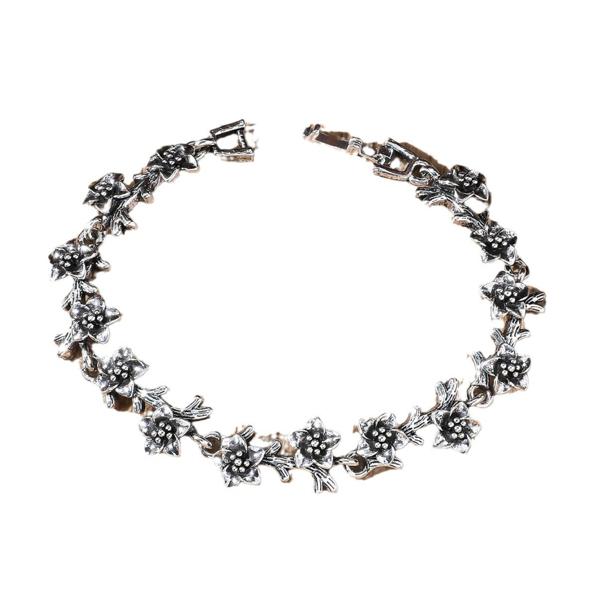 Wholesale Small flower and tree bracelet vintage jewelry bracelet