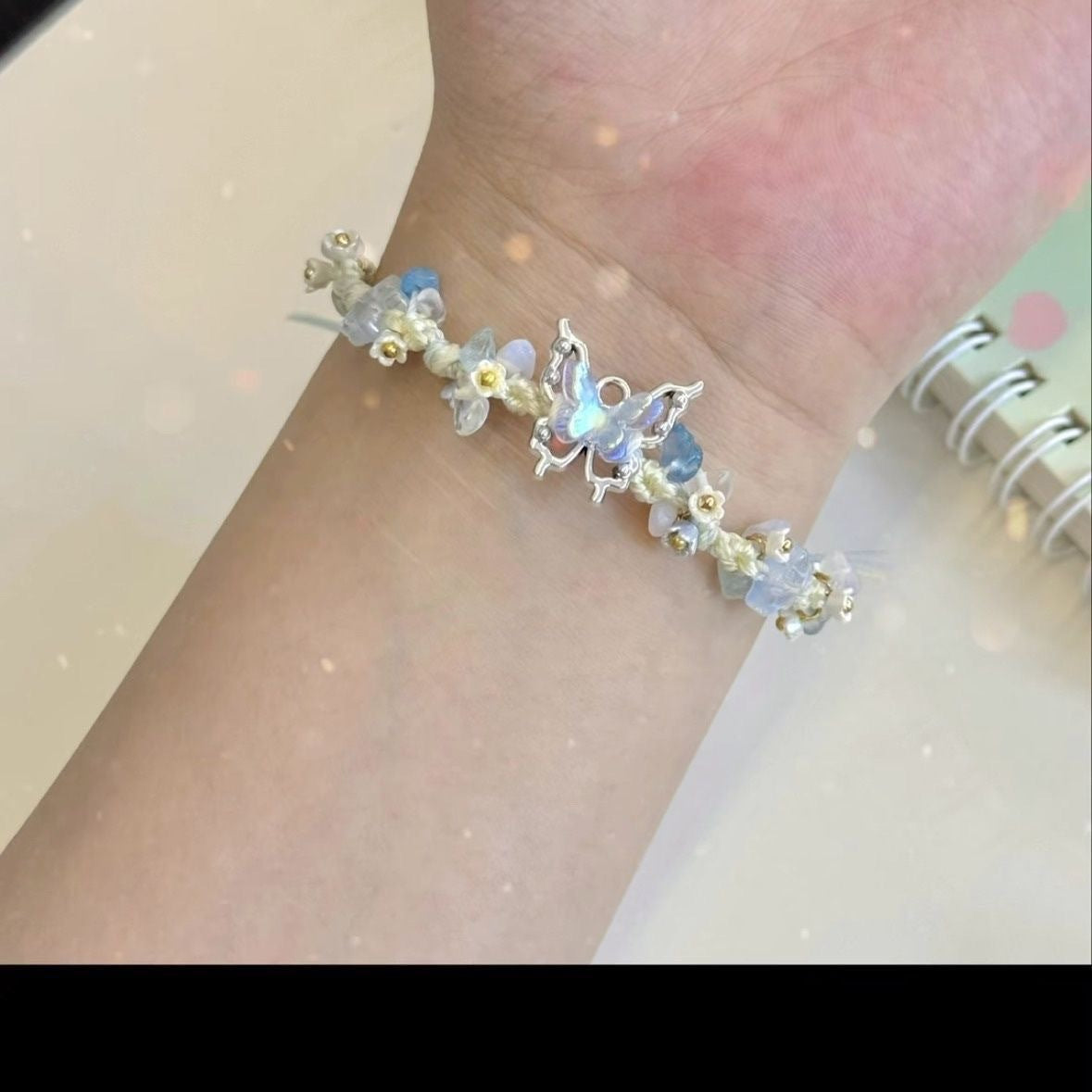 Wholesale Butterfly Braided Bracelet