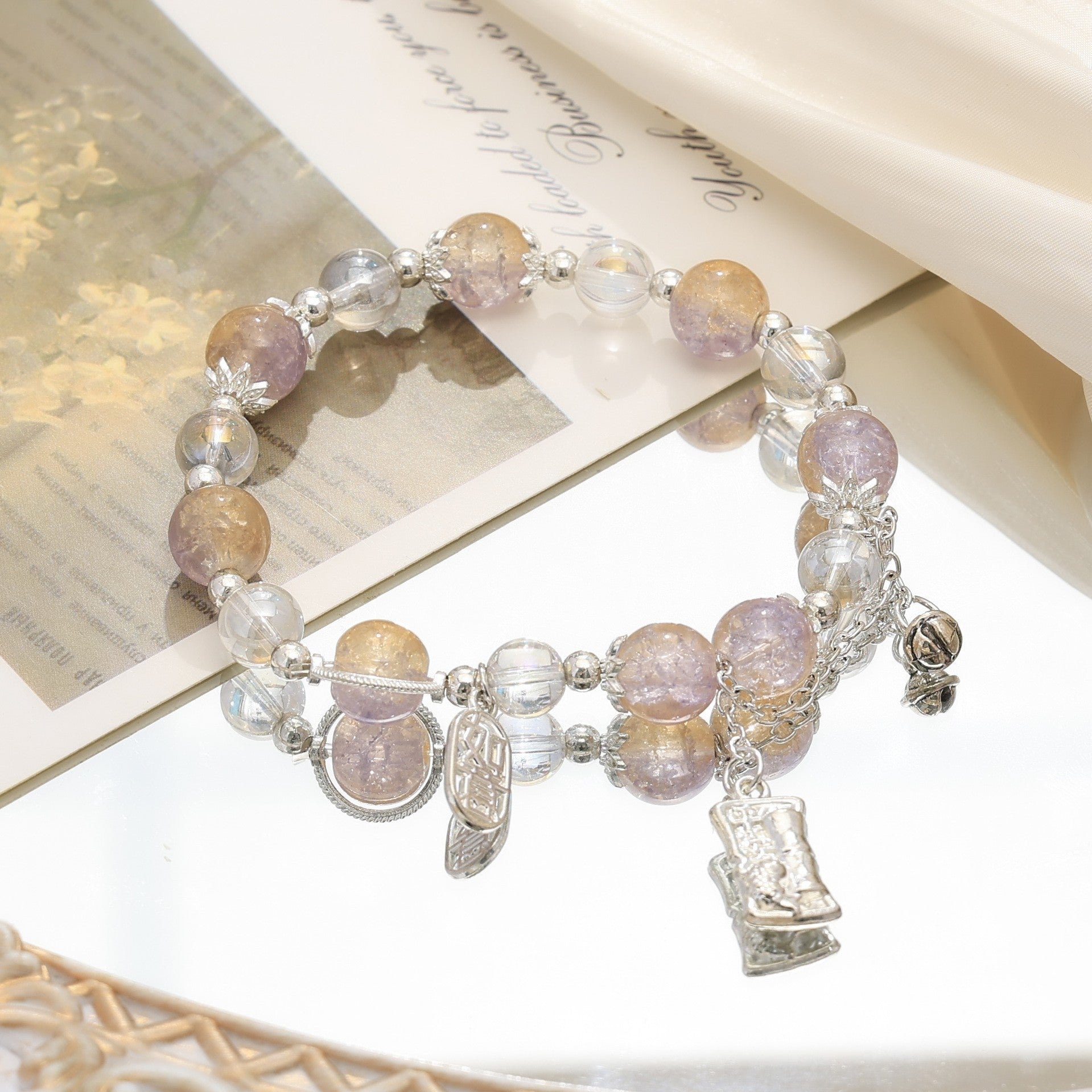 Wholesale Gradient Starry Sky Bamboo Bracelet