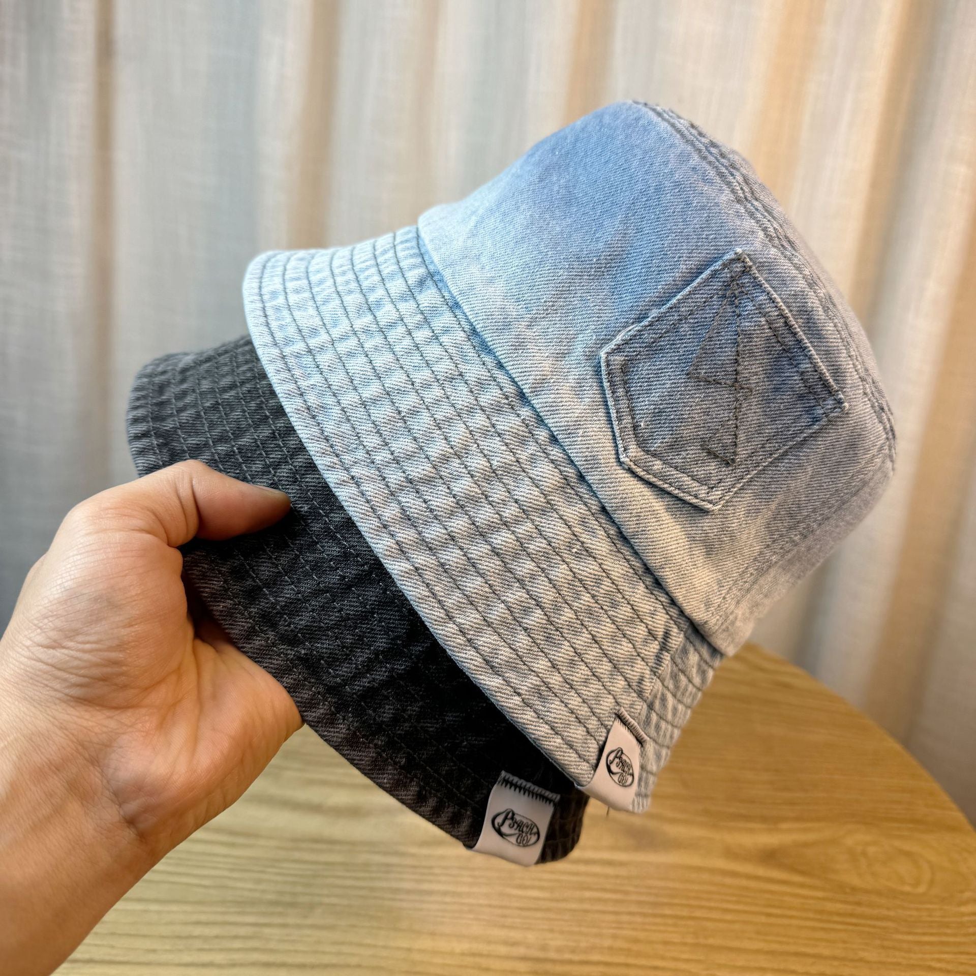 Wholesale Washed Denim Fisherman Hat Bucket Hat