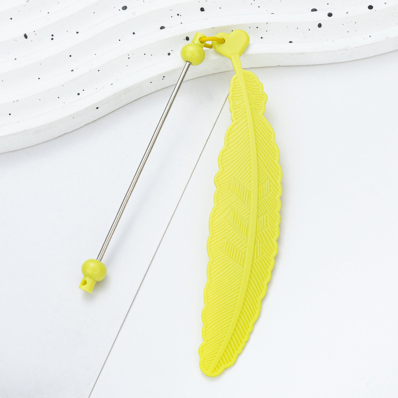 Wholesale DIY Beadable Feather Bookmark