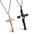 Wholesale cross fashion personality stainless steel couple necklace