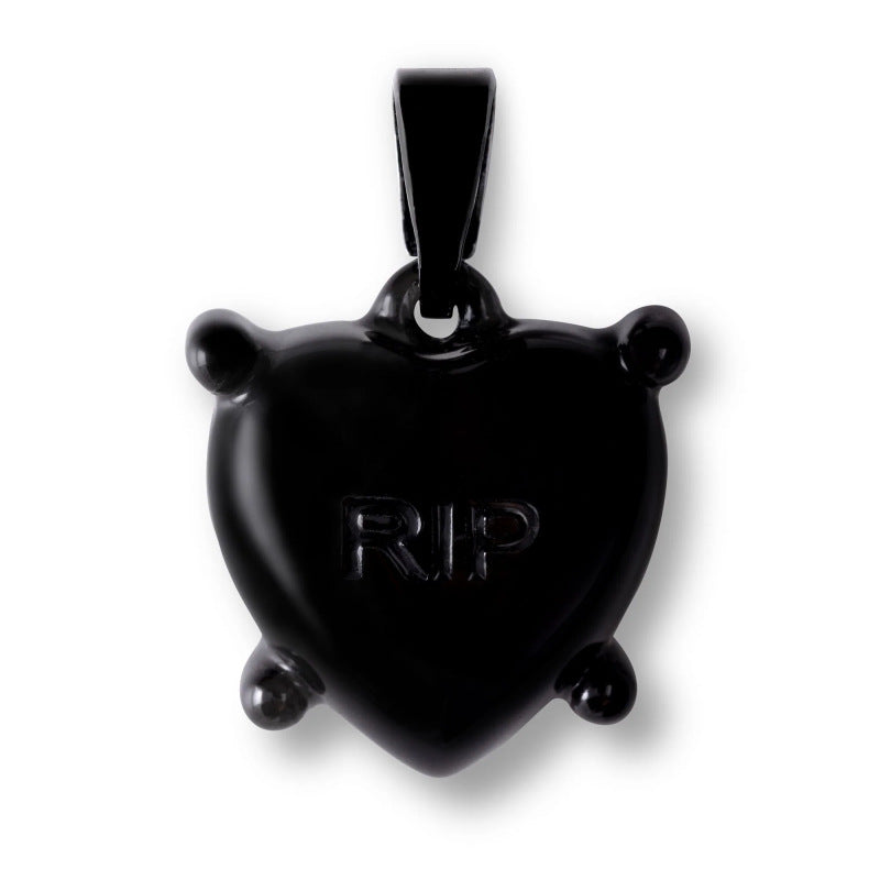 Wholesale Game console dragon heart five-pointed star zircon necklace