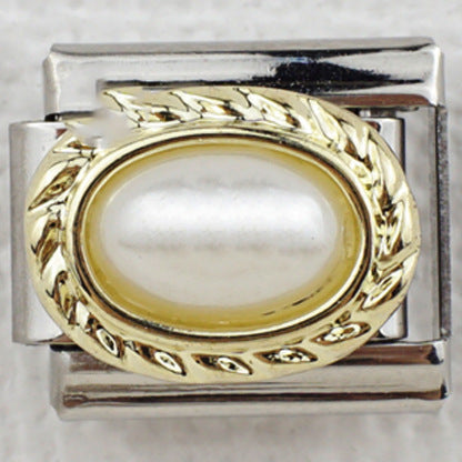 Wholesale 10pcs Italian Charm Bracelet 9mm DIY Splicing Removable Cartoon Animal Stainless Steel Composable Bracelet