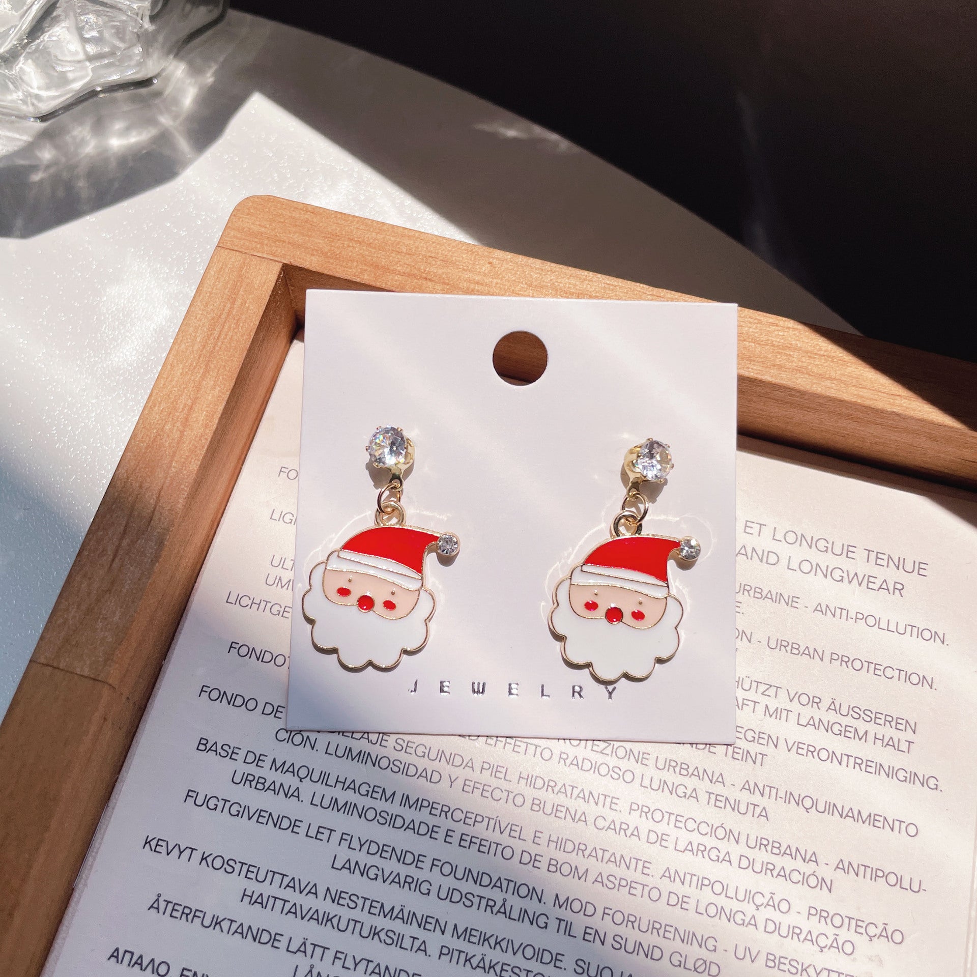 Wholesale Christmas Cute Santa Elk Earrings ACC-ES-Yijia004