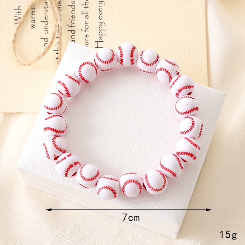 Wholesale Acrylic Ball Beaded Bracelets ACC-BT-YiL003