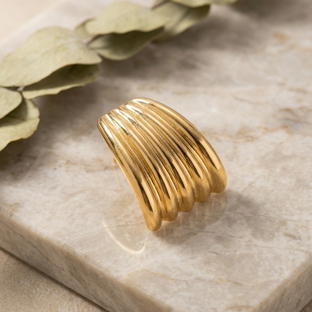 Wholesale Fan Shape Earrings Alloy Electroplate Jewelry Accessory