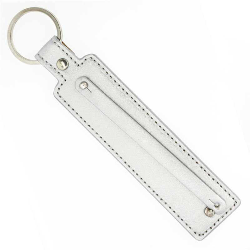 Wholesale Leather 8mm  Alloy Pendant DIY  Keychains