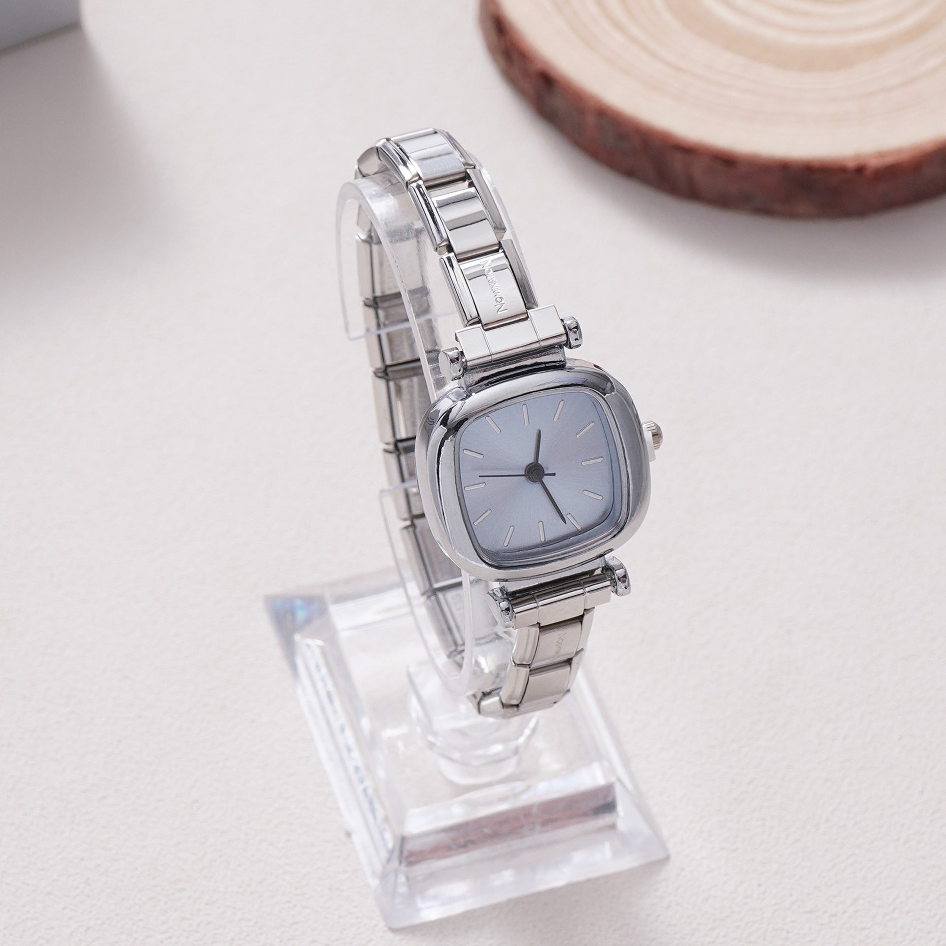 Wholesale Cross-Border Module Watch for Girls Niche Steel Band Casual Fashion Ladies Watch Female Student Bracelet