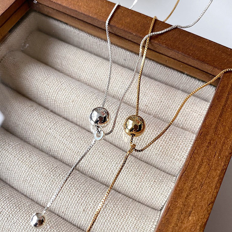 Wholesale Metal Ball Pendant Necklace