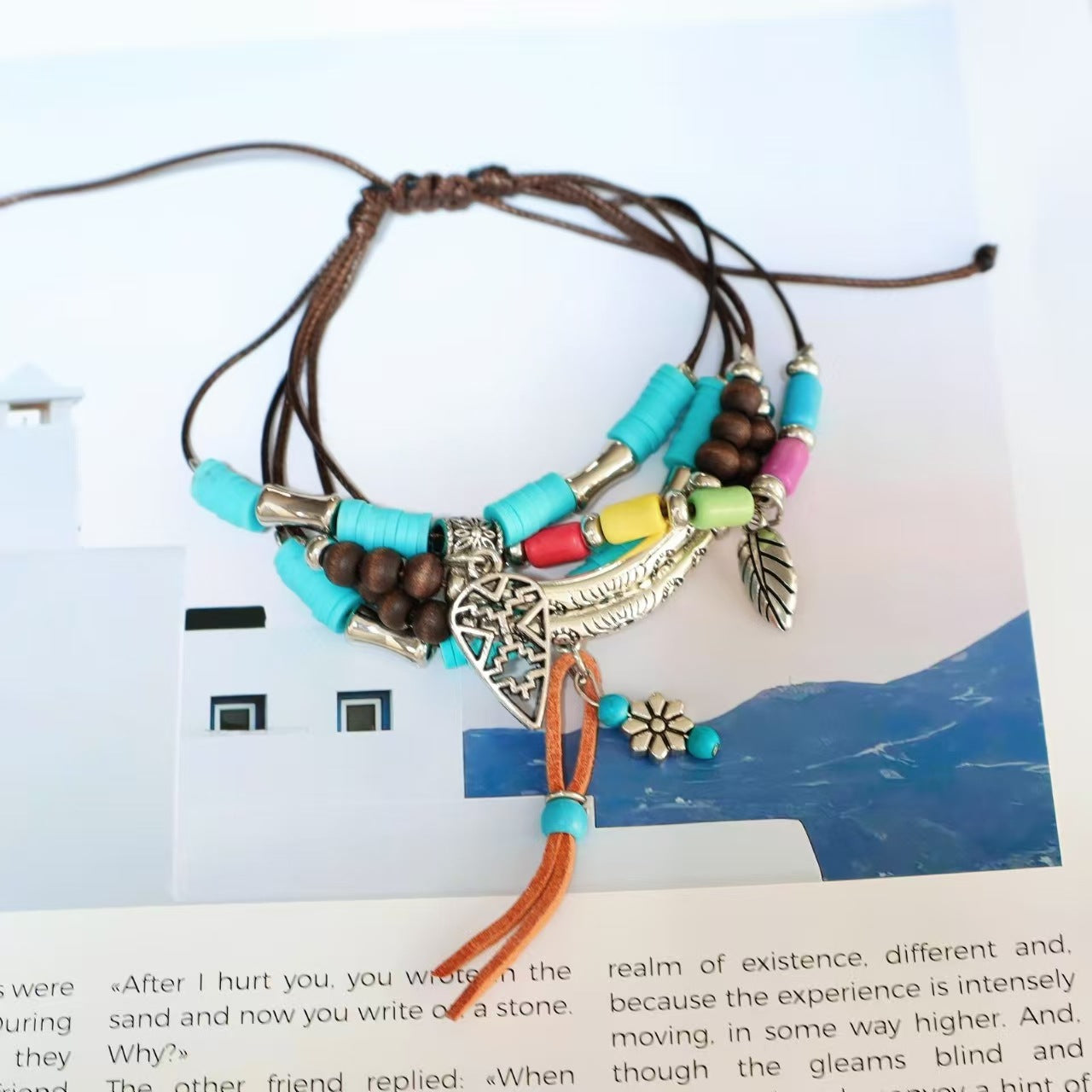 Wholesale Colorful Geometric Polymer Clay Beaded Bracelet - Chic Fashion Jewelry Accessory