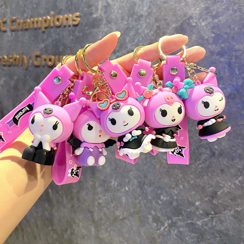 Wholesale Cartoon PVC Soft Glue Cute Keychain ACCVIP-KC-GongZ027