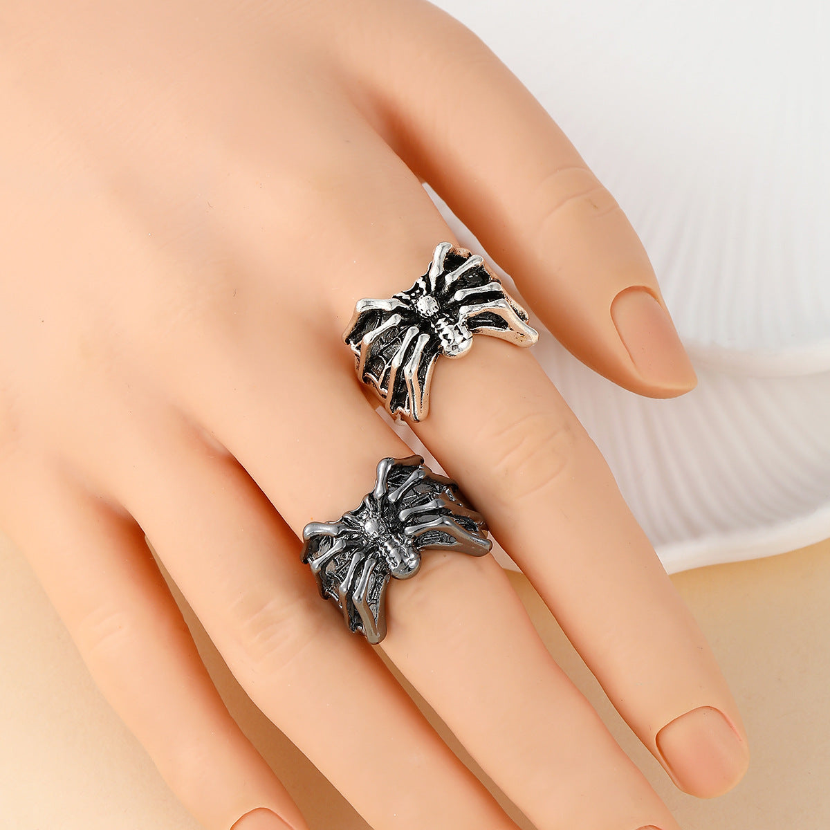 Wholesale Alloy  Ring Gothic Punk Style Gun Black Finish Jewelry Accessory for Everyday Wear